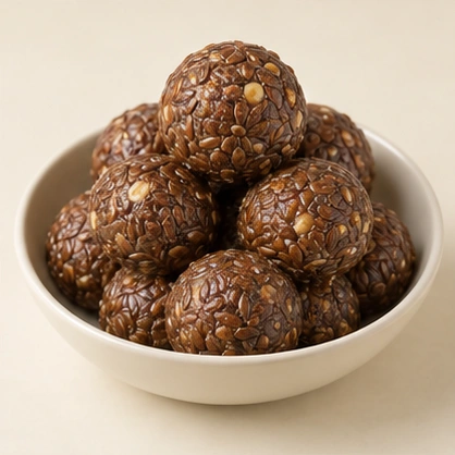Illustrative Flax Seeds Laddu