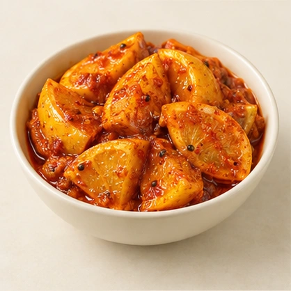 Illustrative Nimmakaya — Lemon Pickle