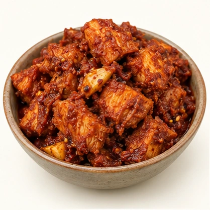 Illustrative Andhra Boneless Chicken Pickle