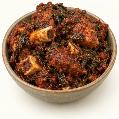 Illustrative Gongura Mutton Pickle (Bone-In)